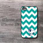Cute Iphone Teal Chevron A..